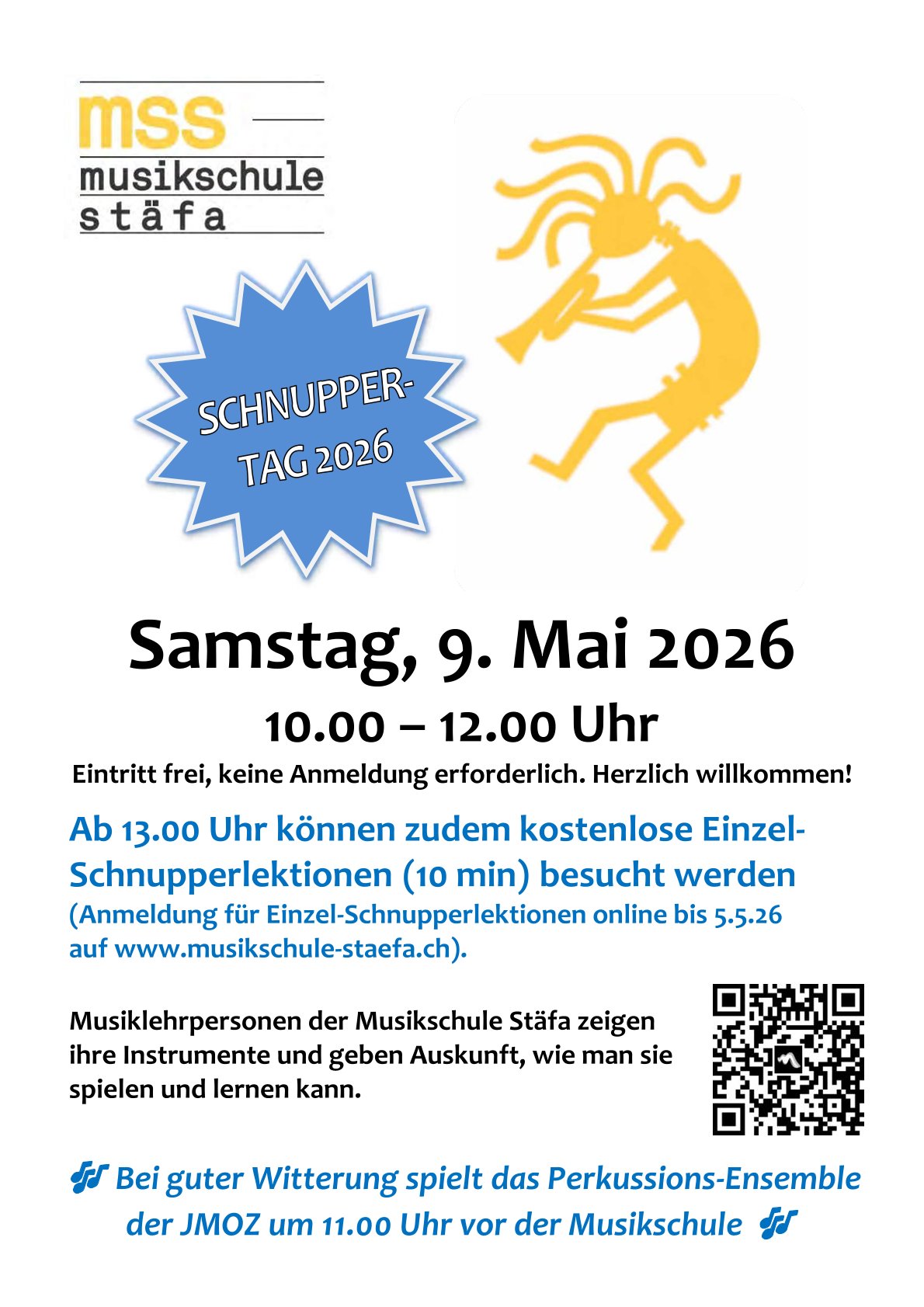 Schnuppertag 2026 Flyer